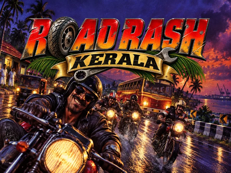 Road Rash: Kerala title screen